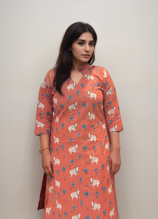 Ethnic Pichwai Kurti