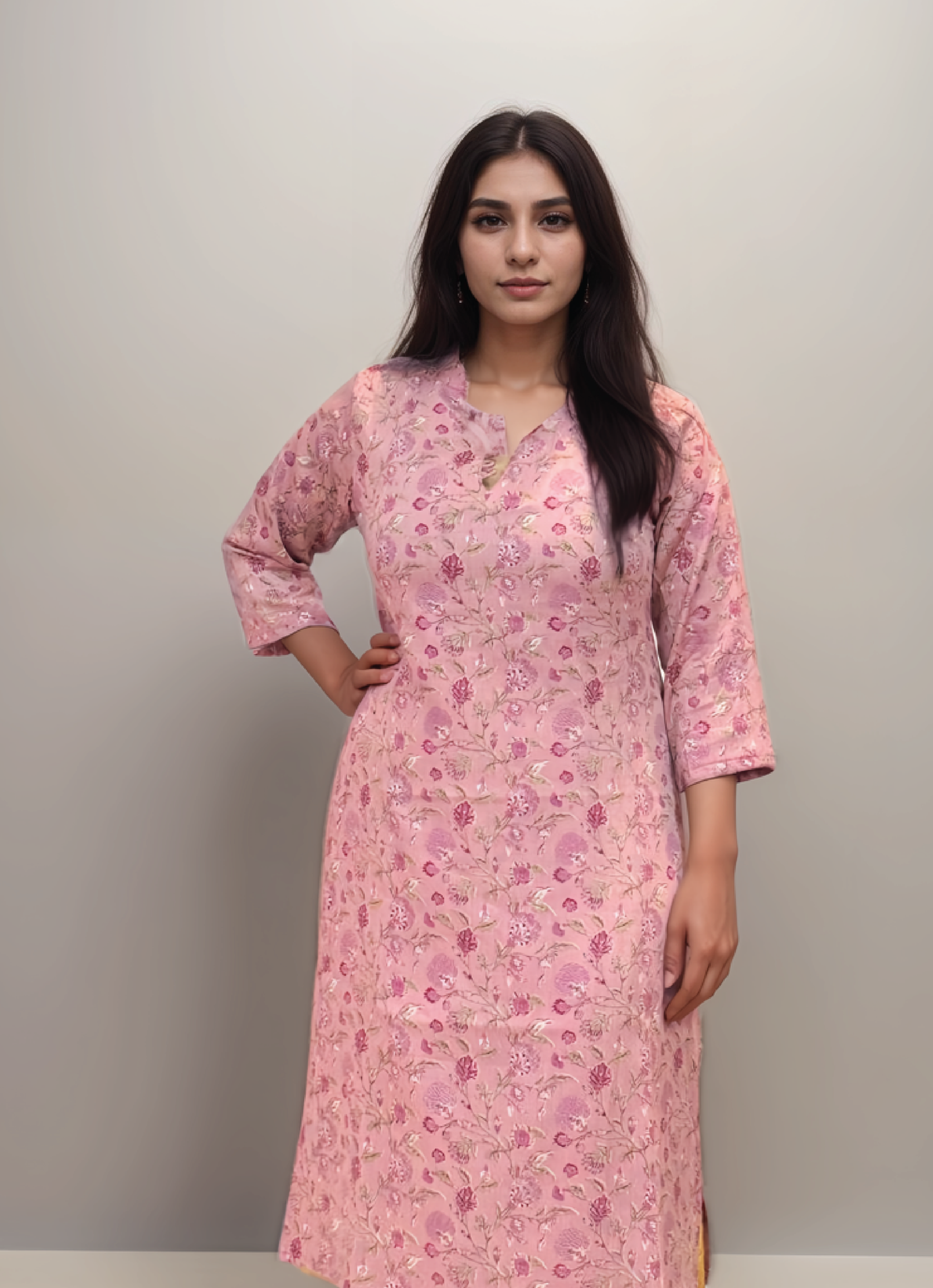 Vintage Rose Kurti