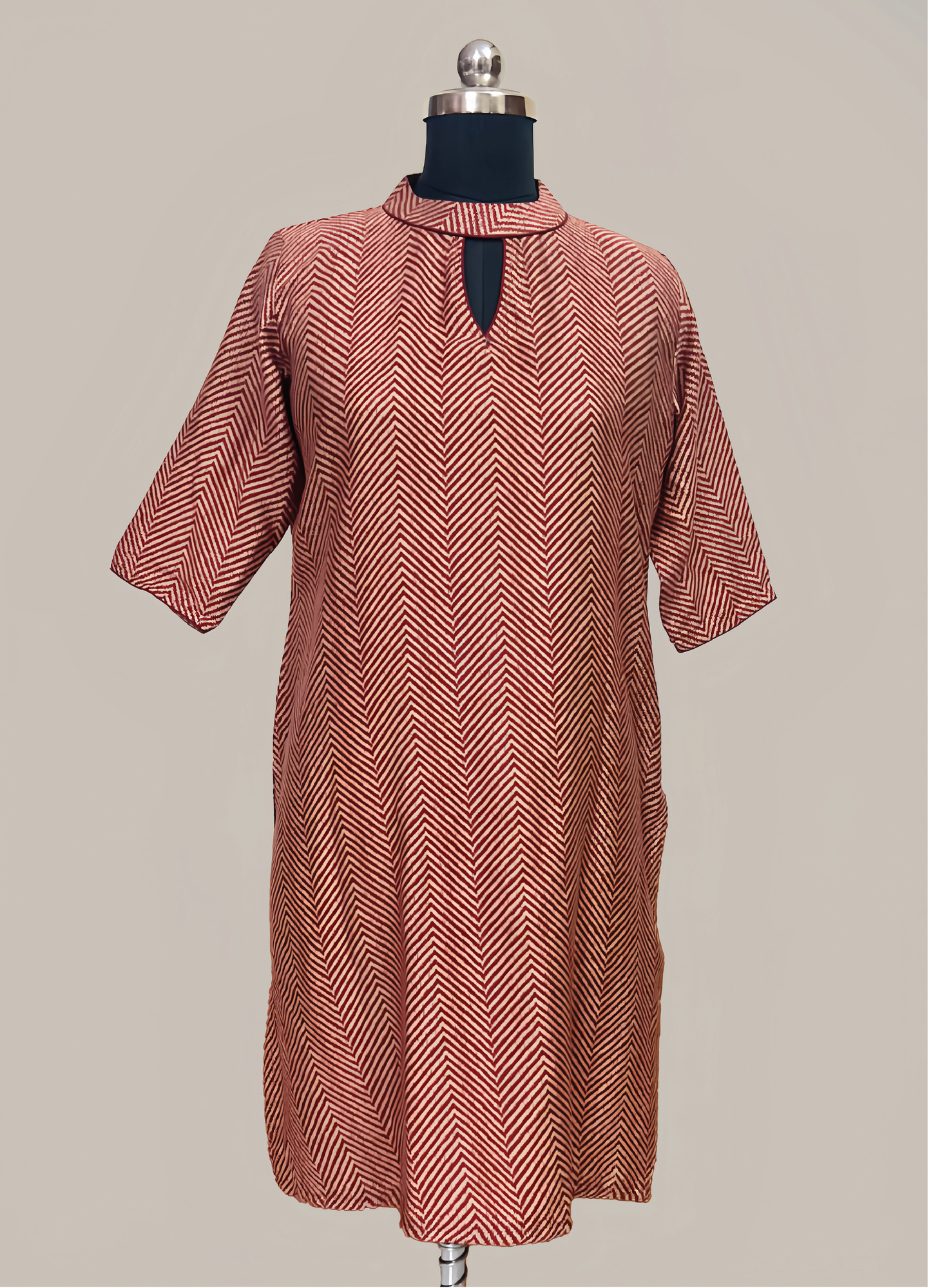 Majestic Chevron Kurti